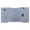 E-blue Biurko dla gracza EGT002BK, 125x62 cm, 80,8 cm, podświetlenie, II. jakość