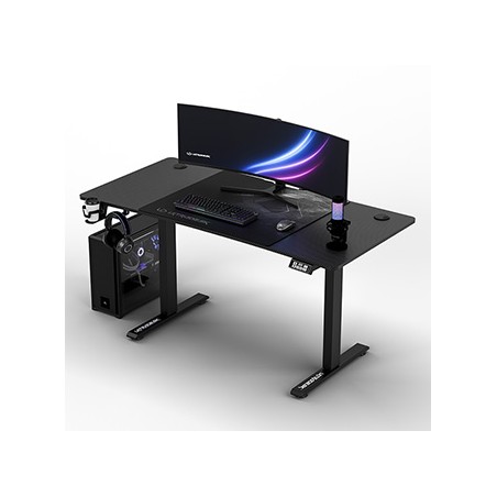 ULTRADESK Biurko dla gracza LEVEL V2, 140x68cm, 72-117cm, elektycznie regulowany