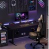 ULTRADESK Biurko dla gracza LEVEL V2, 140x68cm, 72-117cm, elektycznie regulowany, bez podkładki