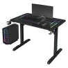 ULTRADESK Biurko dla gracza FREEZE V2, 109x69 cm, 75 cm, powierzchnia ze szkła hartowanego ULTRA-GLASS