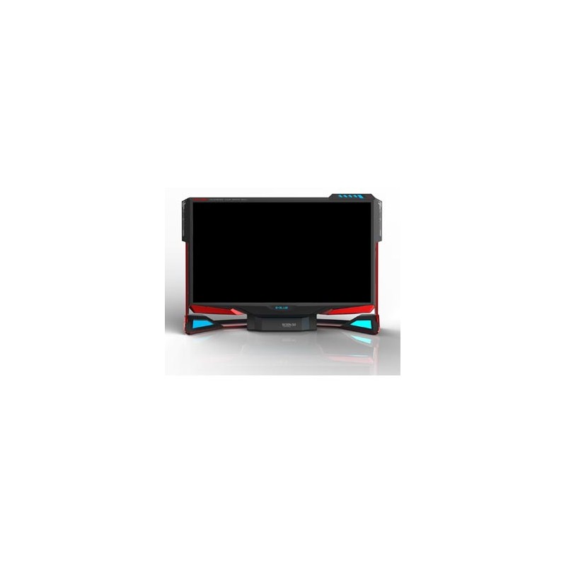 E-blue Tower Monitor, Scion 32, 32", FullHD (1920x1080), 144Hz, czerwony