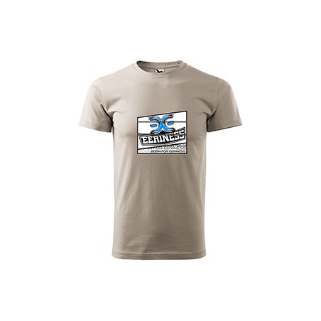 Tričko EERINESS, unisex, béžové, vel. S