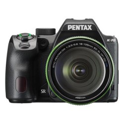 Lustrzanka K-70, obiektyw DA 18-135WR, Pentax, 24,4Mpx, CMOS, 3", 16255, czarny