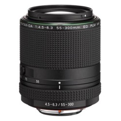 Pentax obiektyw HD PENTAX-DA 55-300mmF4-6.3ED PLM WR, czarny, 21277