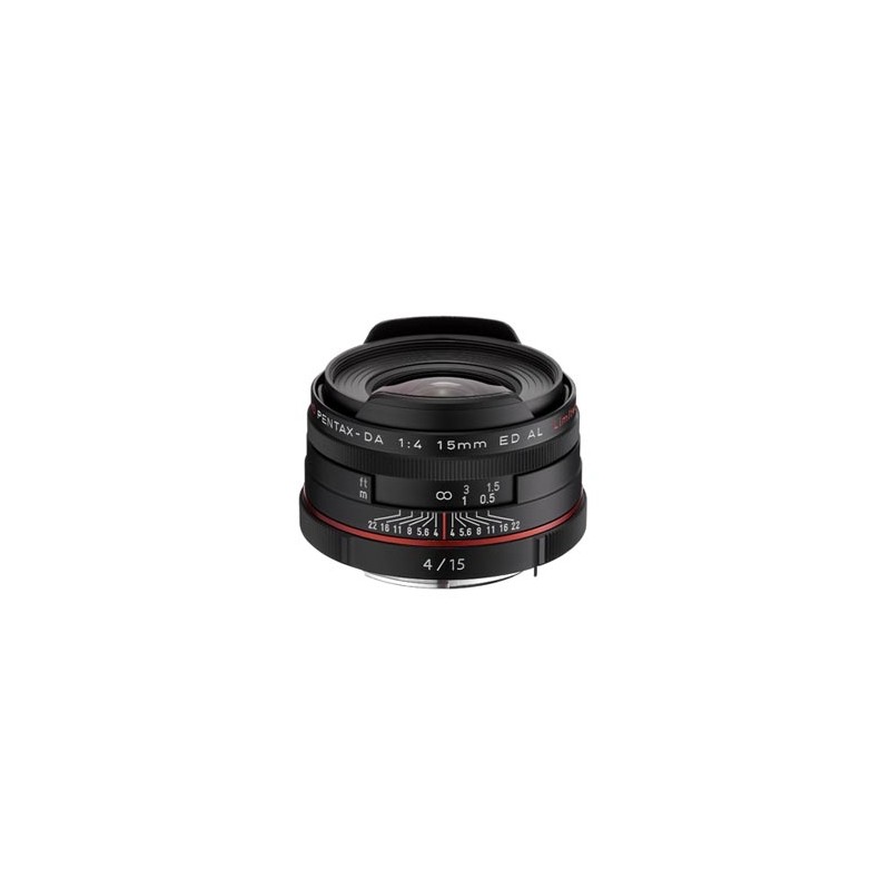 Pentax obiektyw HD DA 15mm f/4 ED AL Limited Black, 21470