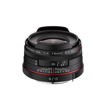 Pentax obiektyw HD DA 15mm f/4 ED AL Limited Black, 21470