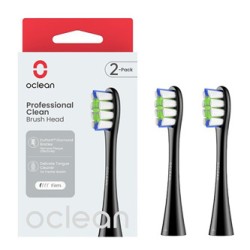 Oclean wymienne końcówki szczoteczek Professional Clean Medium 2 szt P1C5 B02, czarne