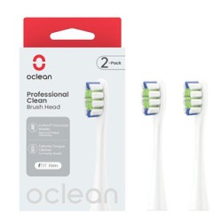 Oclean wymienne końcówki szczoteczek Professional Clean 2 szt P1C1 W02, białe