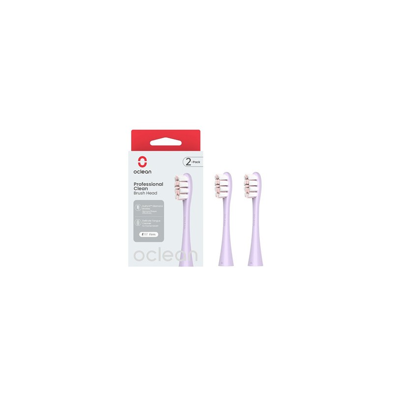 Oclean wymienne końcówki szczoteczek Professional Clean 2 szt P1C13, fioletowe