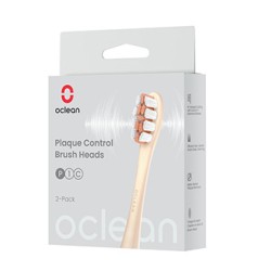 Oclean wymienne końcówki szczoteczek Plaque Control Medium 2 szt P1C8, złote