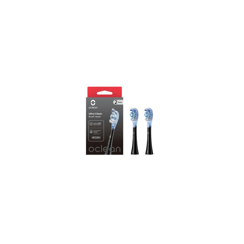 Oclean wymienne końcówki szczoteczek Ultra Clean UC02, czarne