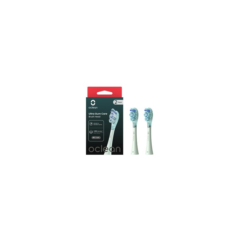 Oclean wymienne końcówki szczoteczek Ultra Gum Care UG01, zielony