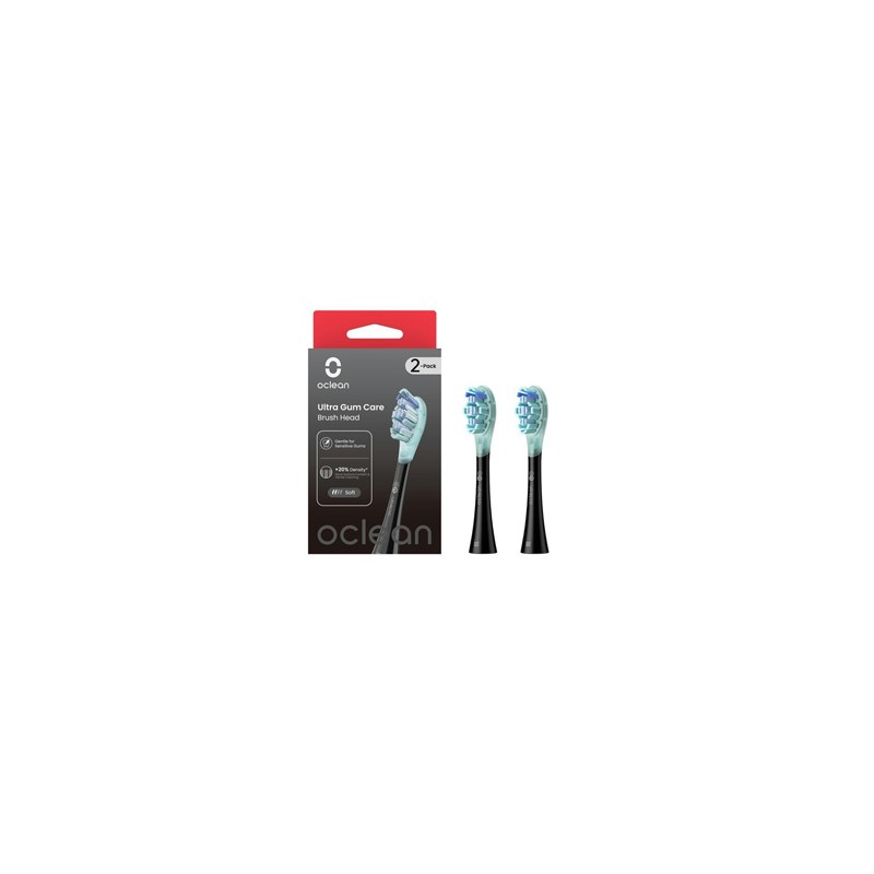 Oclean wymienne końcówki szczoteczek Ultra Gum Care UG02, czarne