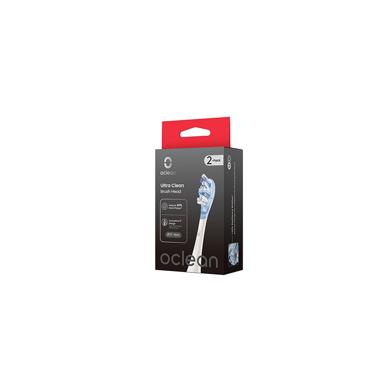 Oclean wymienne końcówki Ultra clean Ultra Clean 2 szt UC03 W02, białe
