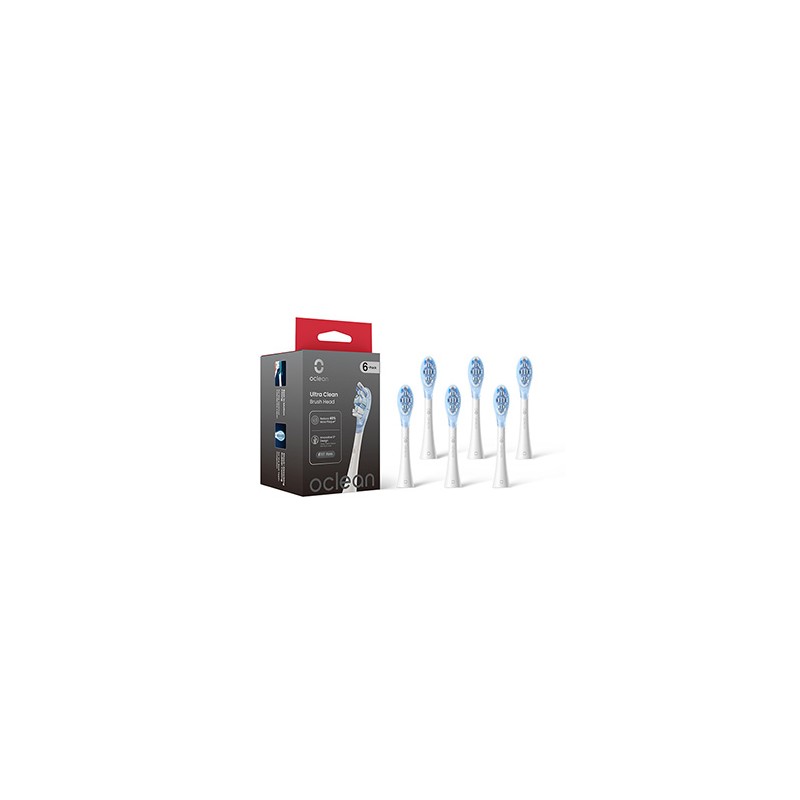 Oclean wymienne końcówki Ultra clean Ultra Clean 6 szt UC03 W06, białe
