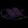 ULTRADESK FOOTPODIUM Podstawa podnóżek ergonomiczny, czarny
