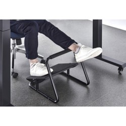 Powerton ERGO FLEX Podstawa podnóżek ergonomiczny, czarny