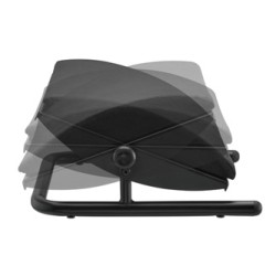 Powerton ERGO ULUNA Podstawa podnóżek ergonomiczny, czarny