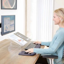 Fellowes Podstawa pod monitor i dokumenty Fellowes Clarity, przeźroczysty