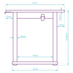 ULTRADESK UPLIFT Biurko 160X75 cm, 72-118 cm, czarno-czarny