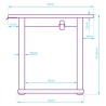 ULTRADESK UPLIFT Biurko 160X75 cm, 72-118 cm, czarno-czarny