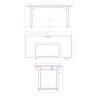 ULTRADESK UPLIFT Biurko 160X75 cm, 72-118 cm, czarno-czarny