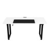 ULTRADESK UPLIFT Biurko 160x75 cm, 72-118 cm, czarno-biały