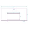 ULTRADESK UPLIFT Biurko 160x75 cm, 72-118 cm, czarno-biały