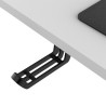 ULTRADESK UPLIFT Biurko 160x75 cm, 72-118 cm, czarno-biały