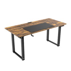 ULTRADESK UPLIFT Biurko 160x75 cm, 72-118 cm, czarno-brązowy