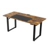 ULTRADESK UPLIFT Biurko 160x75 cm, 72-118 cm, czarno-brązowy