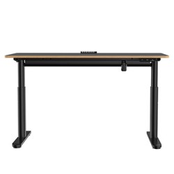 ULTRADESK PULSAR Biurko dla dzieci z elektryczną regulacją wysokości z uchwytem słuchawki i kable 120X60 cm, czarny