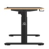 ULTRADESK PULSAR Biurko dla dzieci z elektryczną regulacją wysokości z uchwytem słuchawki i kable 120X60 cm, czarny