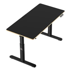 ULTRADESK PULSAR Biurko dla dzieci z elektryczną regulacją wysokości z uchwytem słuchawki i kable 120X60 cm, czarny
