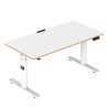 ULTRADESK PULSAR Biurko dla dzieci z elektryczną regulacją wysokości z uchwytem słuchawki i kable 120X60 cm, biały