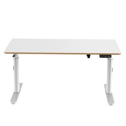 ULTRADESK PULSAR Biurko dla dzieci z elektryczną regulacją wysokości z uchwytem słuchawki i kable 120X60 cm, biały