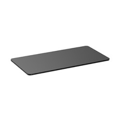 Powerton ERGO UNO TOP Blat biurka 160x75x1,8 cm, czarna