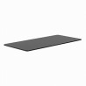 Powerton ERGO UNO TOP Blat biurka 160x75x1,8 cm, czarna