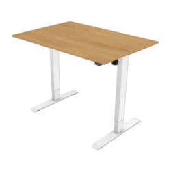 Powerton ERGO Blat biurka 120x75x1,8 cm, Dąb