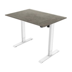 Powerton ERGO Blat biurka 159x75x1,8 cm, Oxid