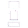 Ultradesk UPLIFT FRAME Stelaż / podstawa biurka z elektryczną regulacją wysokości 90 kg nośność, biały