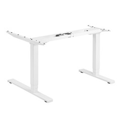 Powerton ERGO EDGE Stelaż rama biurka narożnego z elektryczną regulacją wysokości 125 kg nośność, biały