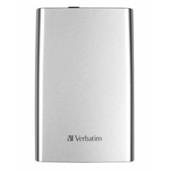 Verbatim zewnętrzny dysk twardy, Store N Go, 2.5", USB 3.0 (3.2 Gen 1), 1TB, 1000GB, 53071, srebrny