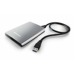 Verbatim zewnętrzny dysk twardy, Store N Go, 2.5", USB 3.0 (3.2 Gen 1), 1TB, 1000GB, 53071, srebrny