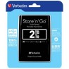 Verbatim zewnętrzny dysk twardy, Store N Go, 2.5", USB 3.0 (3.2 Gen 1), 2TB, 2000GB, 53177, czarny