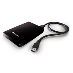 Verbatim zewnętrzny dysk twardy, Store N Go, 2.5", USB 3.0 (3.2 Gen 1), 2TB, 2000GB, 53177, czarny