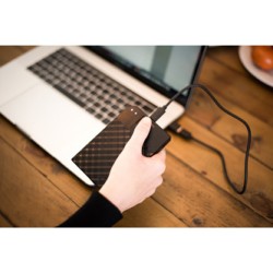 Verbatim zewnętrzny dysk twardy, Fingerprint Secure HDD, 2.5", USB 3.0 (3.2 Gen1), 2TB, 2000GB, 53651, czarny, 256-bit AES