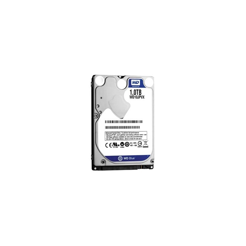 Western Digital wewnętrzny dysk twardy, WD Blue, 2.5", SATA III/SATA II, 1TB, 1000GB, WD10JPVX