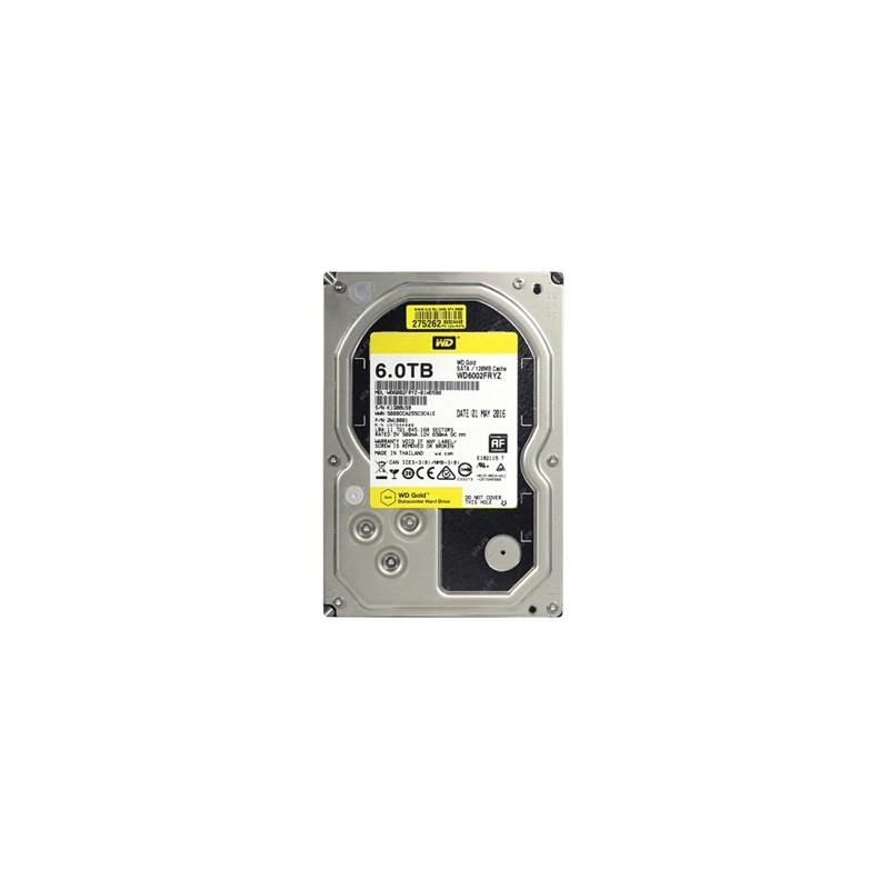 Western Digital wewnętrzny dysk twardy, WD Gold Raid, 3.5", SATA III, 6TB, 6000GB, WD6002FRYZ