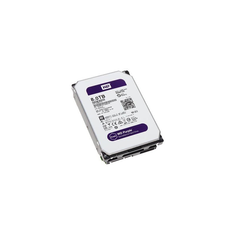 Western Digital wewnętrzny dysk twardy, WD Purple, 3.5", SATA III, 8TB, 8000GB, WD80PURZ